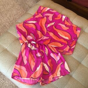 Tyche Pink and Orange romper
